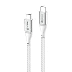 Super Ultra USB 2.0 USB-C to USB-C Cable - 5A/480Mbps - Silver - 1.5m
