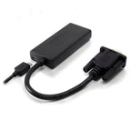 Portable VGA to HDMI Adapter with USB Audio & Resolution Support Up to 1080p