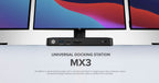 MX3 USB-C Triple Display DP Alt. Mode Docking Station – With 100W Power Delivery