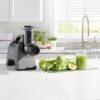 Omega MM1500GYF Celery Juicer and Nutrition System Masticating Juicer, Cold Press Juicer Machine For Celery with Adjustable Dial, 10 years motor warranty, 200-Watt, Grey