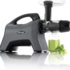 Omega MM1500GYF Celery Juicer and Nutrition System Masticating Juicer, Cold Press Juicer Machine For Celery with Adjustable Dial, 10 years motor warranty, 200-Watt, Grey