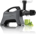 Omega MM1500GYF Celery Juicer and Nutrition System Masticating Juicer, Cold Press Juicer Machine For Celery with Adjustable Dial, 10 years motor warranty, 200-Watt, Grey