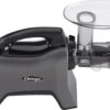 Omega MM1500GYF Celery Juicer and Nutrition System Masticating Juicer, Cold Press Juicer Machine For Celery with Adjustable Dial, 10 years motor warranty, 200-Watt, Grey