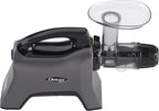 Omega MM1500GYF Celery Juicer and Nutrition System Masticating Juicer, Cold Press Juicer Machine For Celery with Adjustable Dial, 10 years motor warranty, 200-Watt, Grey