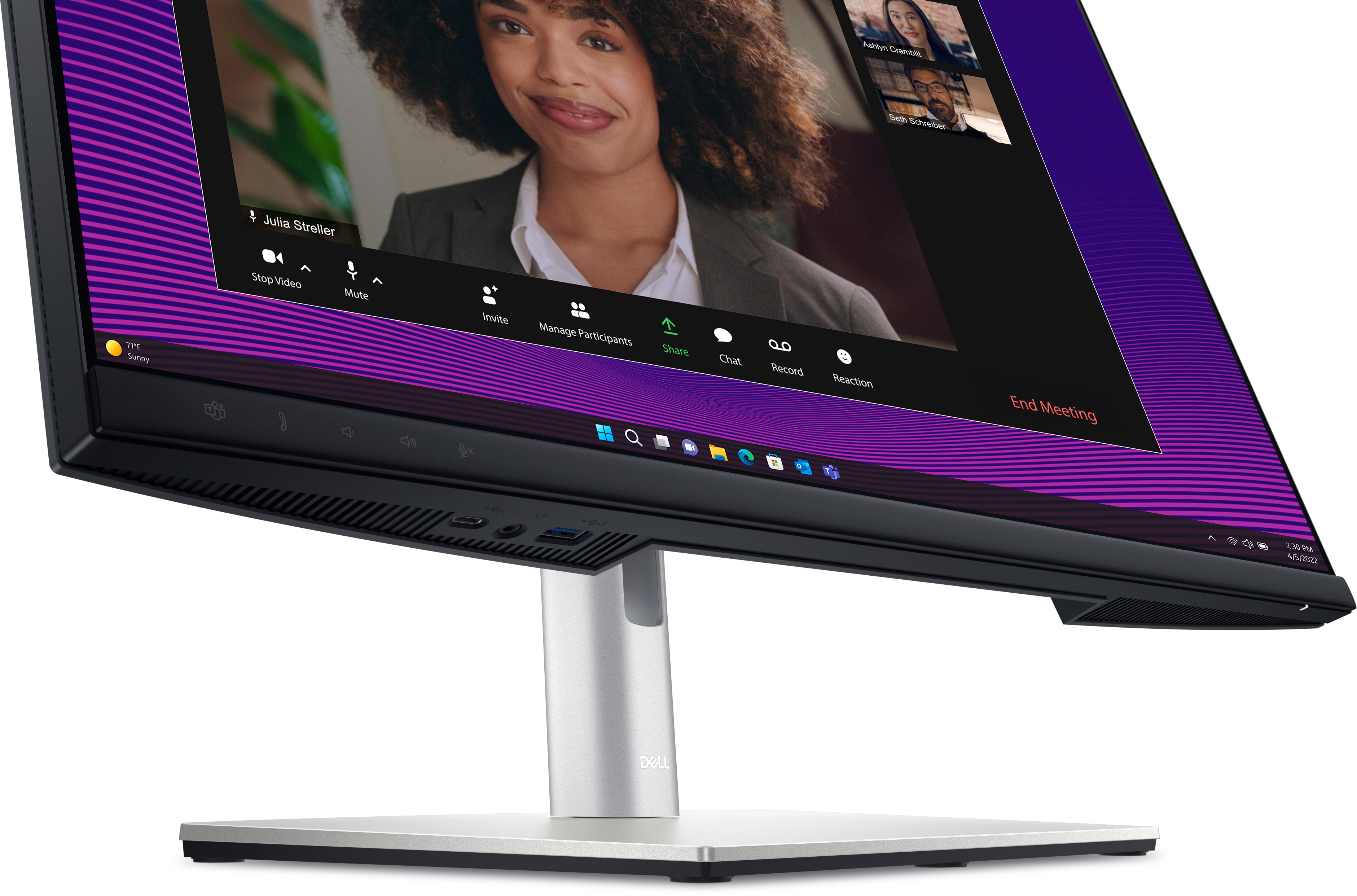 Dell Pro 27 Plus P2724DEB Video Conferencing Monitor 27" QHD IPS, 2K Webcam, Dual 5W Speakers, USB‑C 90W PD, RJ45 Ethernet, Height Adjustable