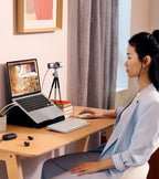 Logitech Master Series MX Brio 4K Ultra HD USB-C Collaboration and Streaming Webcam with Dual Mics - Pale Gray