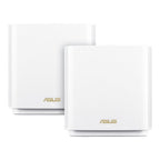 ASUS ZenWiFi AX XT8 Tri Band AX6600 Tri-band Mesh WiFi 6 System-2 Pack (White)