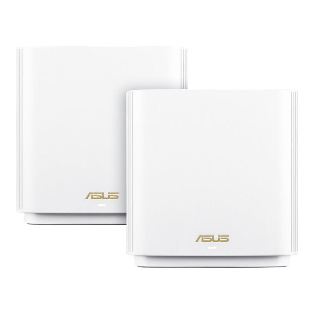 ASUS ZenWiFi AX XT8 Tri Band AX6600 Tri-band Mesh WiFi 6 System-2 Pack (White)