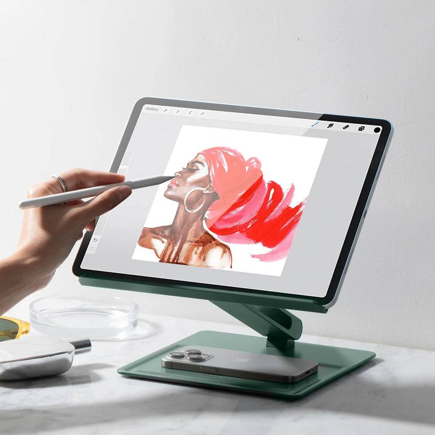 Desk Laptop Stand - Slate Green