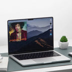 Reversible Desk Mat - Slate Green & Sandstone