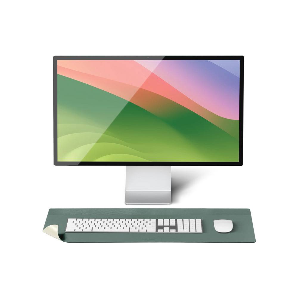 Reversible Desk Mat - Slate Green & Sandstone