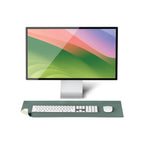 Reversible Desk Mat - Slate Green & Sandstone