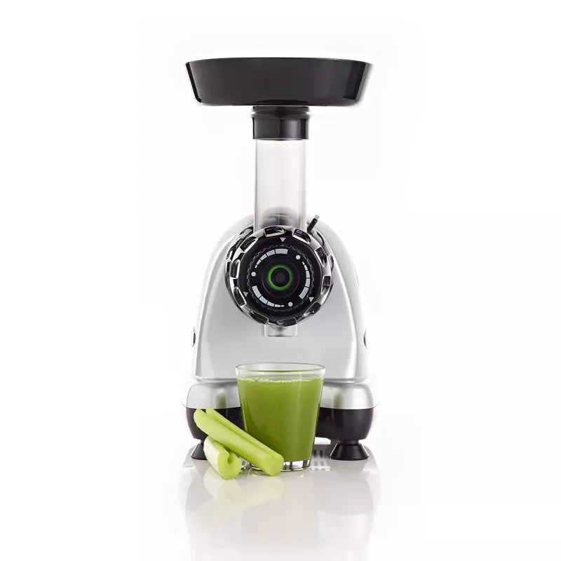 Omega MM900HDC Masticating Juicer, Cold Press Juicer Machine For Celery with Adjustable Dial, 200-Watts