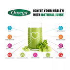 Omega MM900HDC Masticating Juicer, Cold Press Juicer Machine For Celery with Adjustable Dial, 200-Watts
