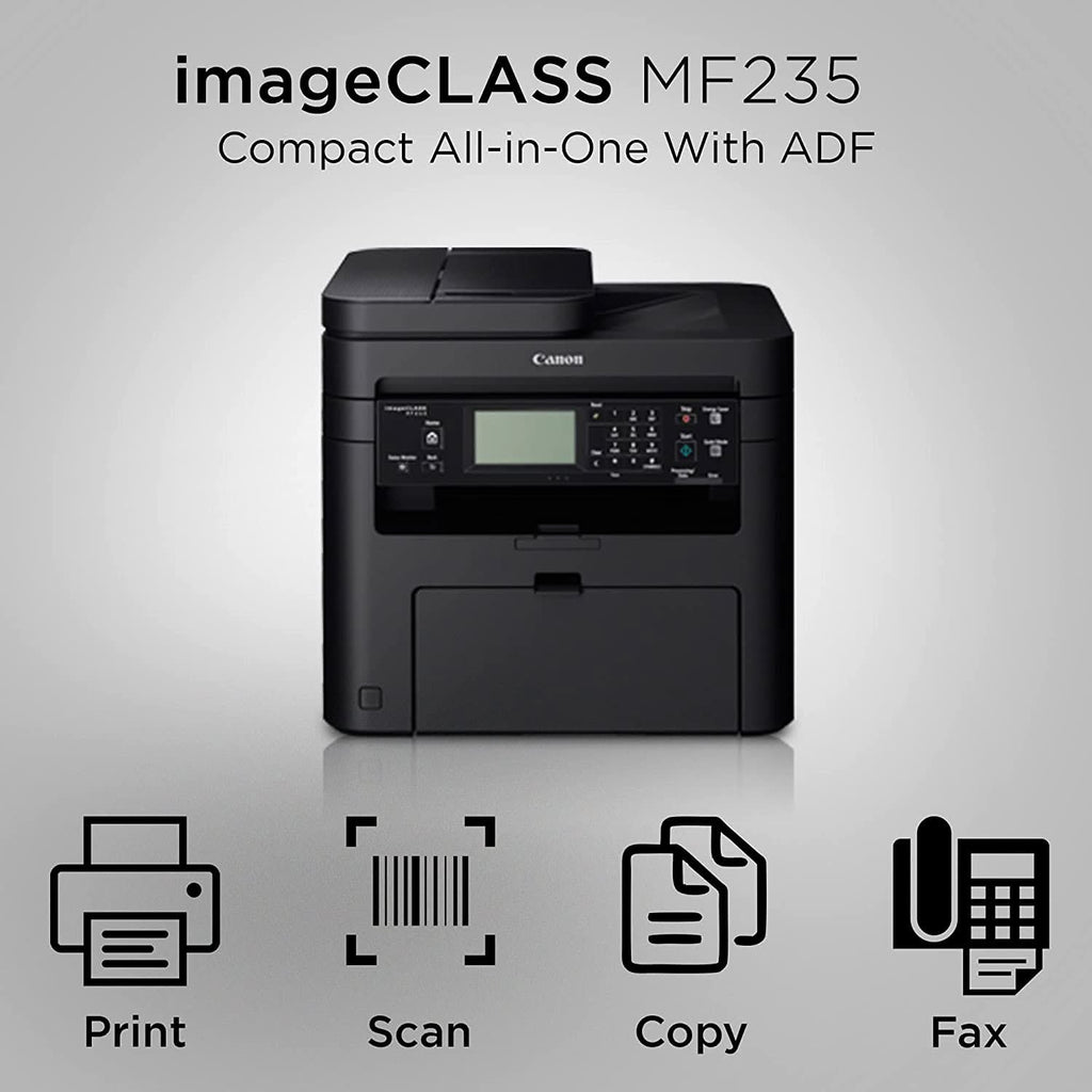 CANON IMAGECLASS MF235 ALL-IN-ONE LASER PRINTER, BLACK, STANDARD
