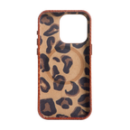 Embossed Cognac Case for iPhone 14