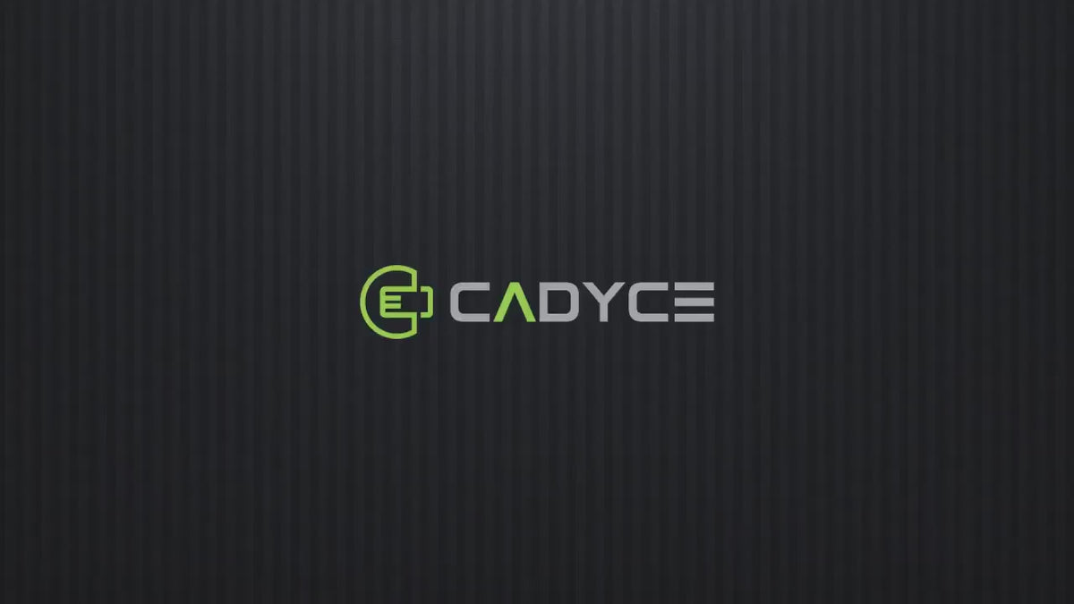 Cadyce CA-2CHD2 Dual USB‑C Dual HDMI Docking Station video showing SD and MicroSD card slots