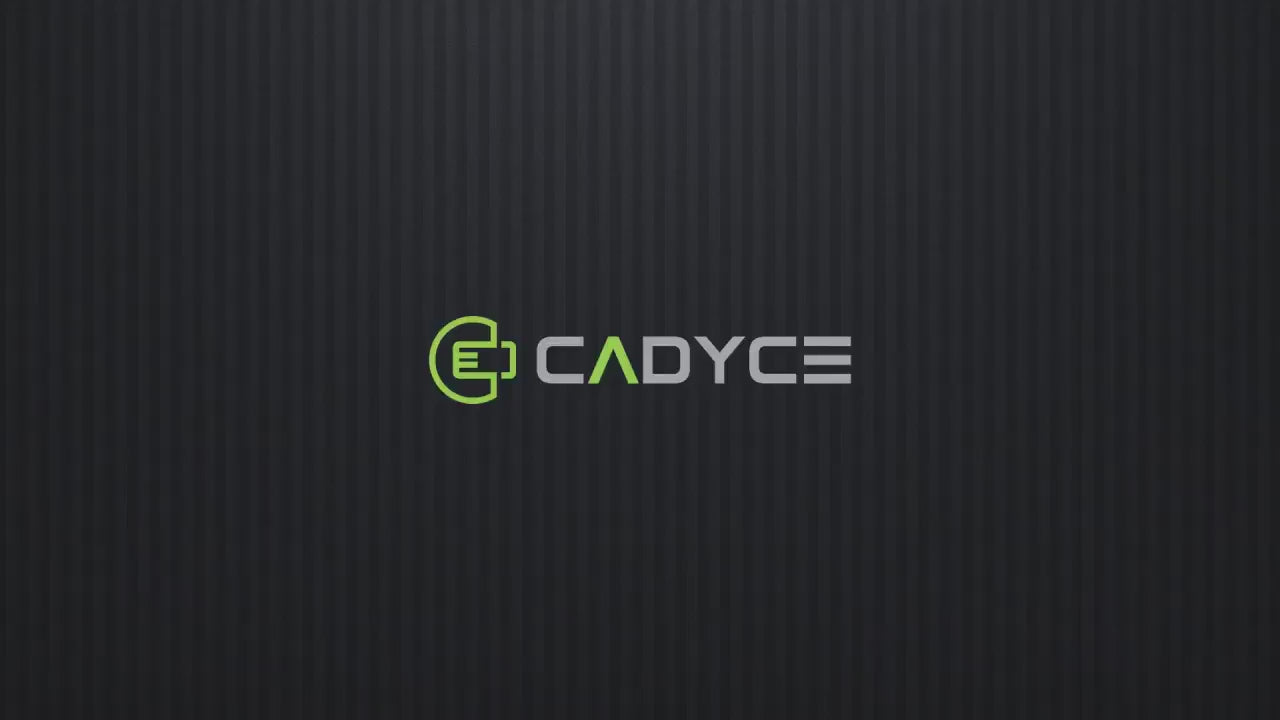 Cadyce CA-2CHD2 Dual USB‑C Dual HDMI Docking Station video showing SD and MicroSD card slots
