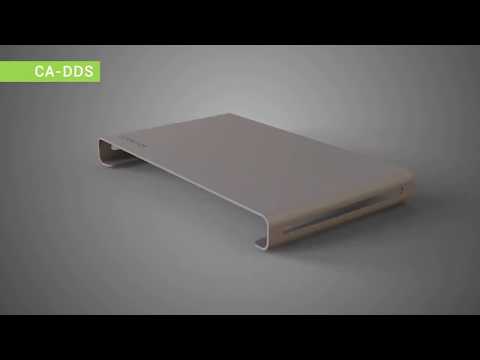 Cadyce CA-DDS USB-C Desktop Docking Station video demonstrating plug‑and‑play connection and dual monitors