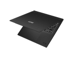 Black laptop with ASUS logo on a white background