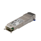 StarTech 10320-ST 40GBASE‑LR4 QSFP+ transceiver displayed side angle highlighting hot‑swappable housing