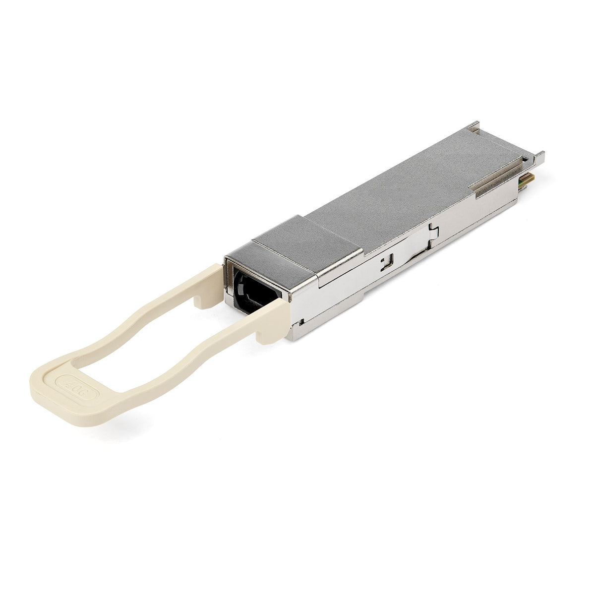 StarTech 10319-ST QSFP+ transceiver side angle (view b)