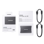 Samsung T7 1TB Portable USB 3.2 Gen 2 Type-C Gray External SSD