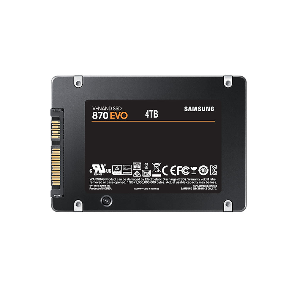 Samsung 870 EVO 4TB 2.5-inch SATA III Internal SSD