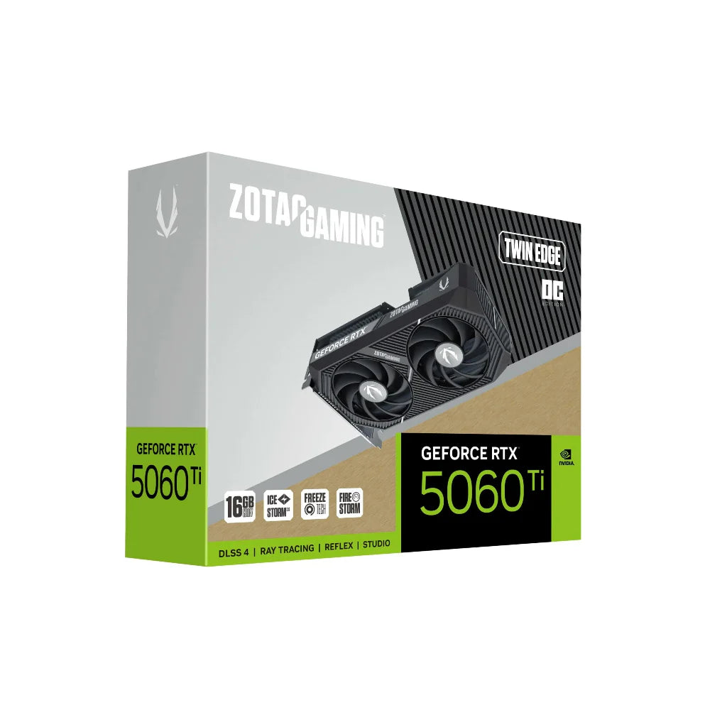 ZOTAC GAMING GeForce RTX 5060 Ti 16GB Twin Edge OC Graphics Card