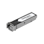 StarTech 10056‑ST 1GbE BiDi SFP transceiver front view with LC connector (sfp lc bidi main)