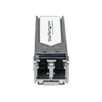 StarTech 10051-ST SFP transceiver rear perspective highlighting LC ports
