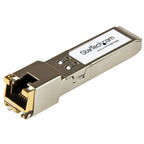 StarTech 10301-T-ST 10GbE SFP+ copper transceiver front view with RJ‑45 connector