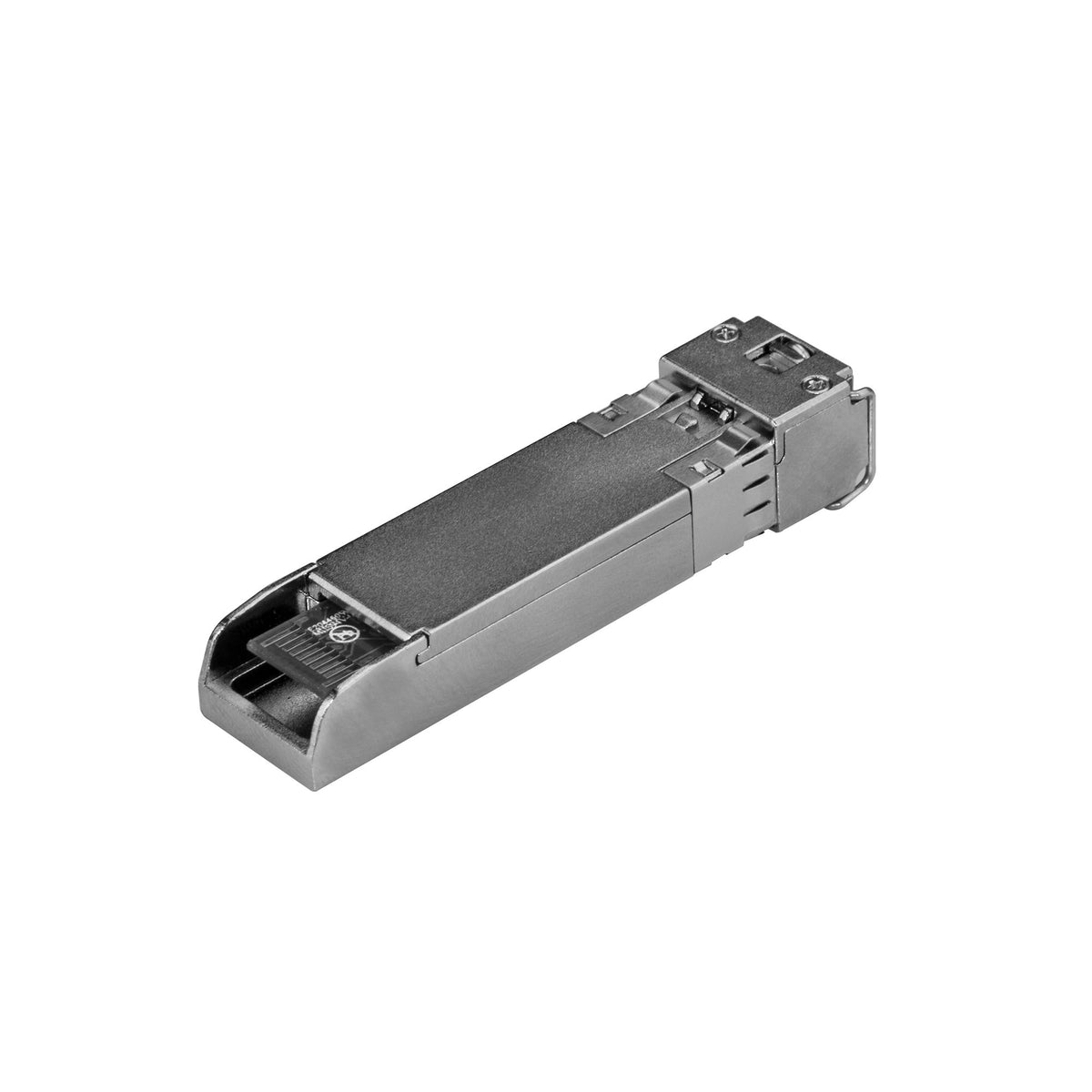StarTech 10G-SFPP-BXD-40K-ST shown from a side angle highlighting the LC connector detail