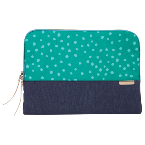 STM Grace sleeve (13/14″) Teal dot/night sky