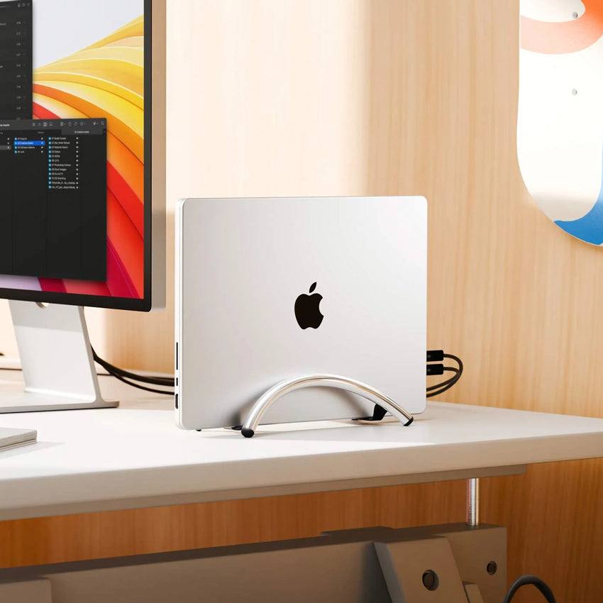 BookArc Flex Laptop Stand - Chrome