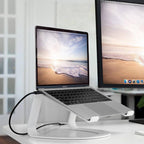 Curve Laptop Stand for Macbook - White SE