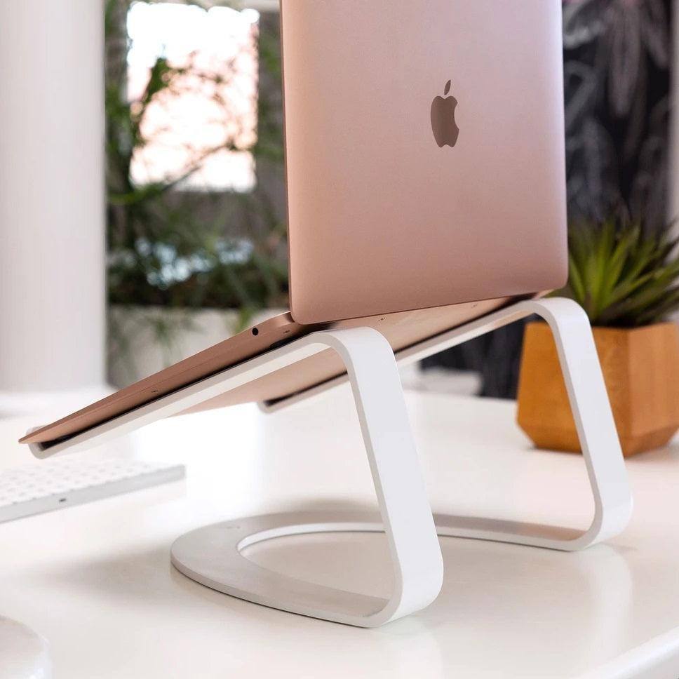 Curve Laptop Stand for Macbook - White SE