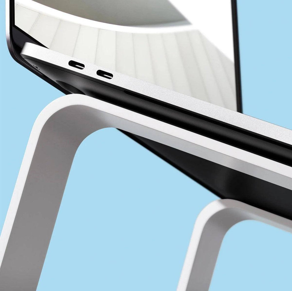 Curve Laptop Stand for Macbook - White SE