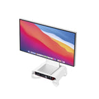 Curve Riser for iMac and Displays - White
