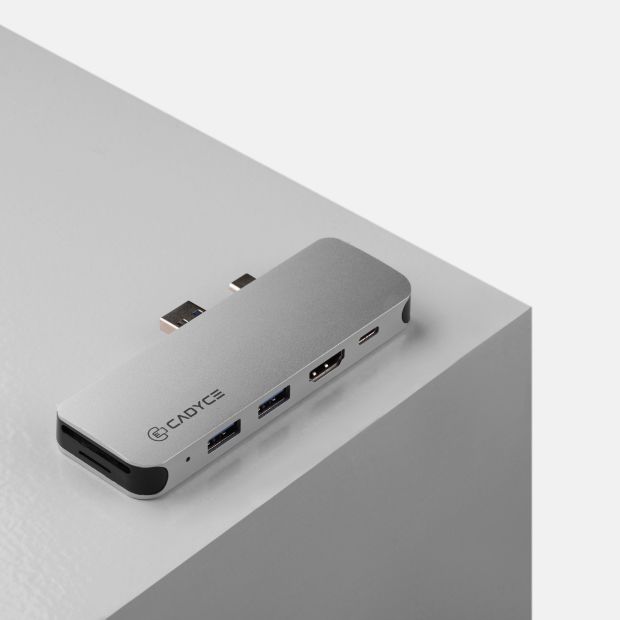 Cadyce CA-UCMSD dock rear perspective with power LED indicator ucmsd e