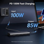 UGREEN Triple Monitor USB-C Hub 8-Port Docking Station Multi Display Adapter Type-C Dock Laptop MacBook Pro Air Surface (35625)