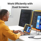 UGREEN 7-in-1 USB C Multifunctional Adapter 2 HDMI 2 USB A 3.0 3 USB A 2.0 100W PD Hub Dock Multi Port (35897)