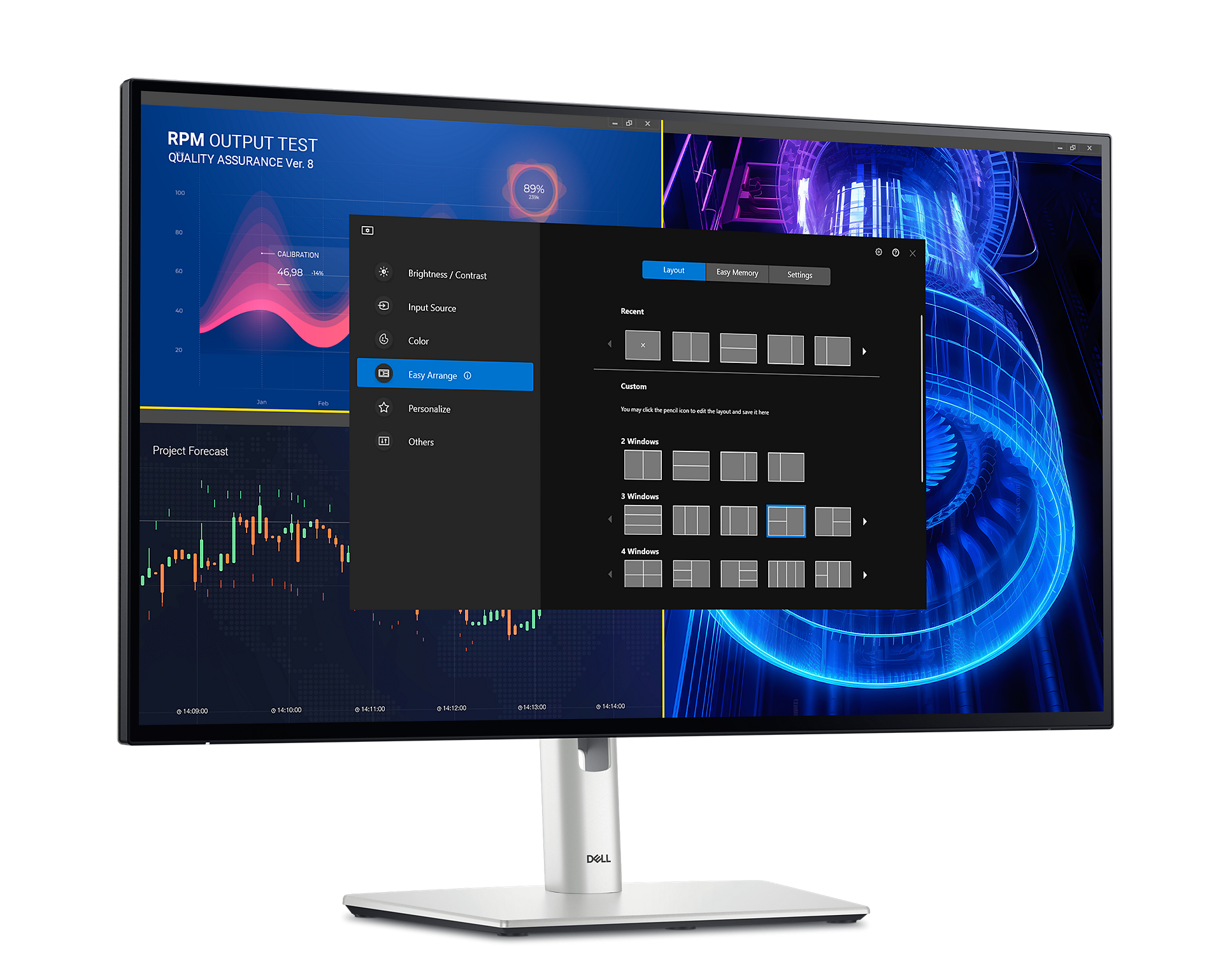 Dell U2724DE UltraSharp 27" 120Hz 2K 1440p IPS Black Panel Thunderbolt Hub Monitor