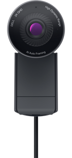Dell Pro WB5023 60 FPS 1440p 2K QHD USB 2.0 Type-A HDR Webcam with Built-in Microphone - Black