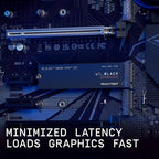 Western Digital Black SN850X 1TB M.2 NVMe PCIe 4.0 Internal SSD