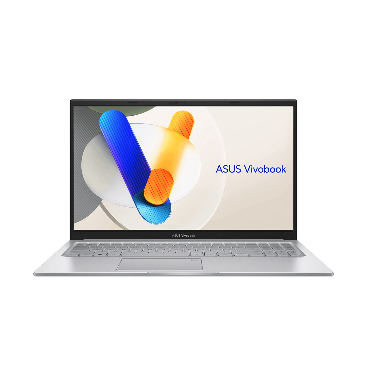 Laptop with ASUS VivoBook branding on a white background