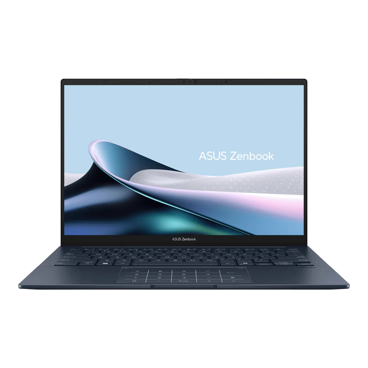 ASUS Zenbook laptop on a white background