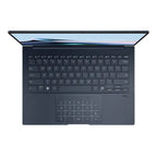 Laptop with keyboard cover on a white background
